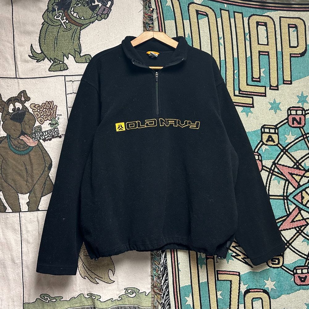 Early 2000s Old Navy Quarter Zip Fleece Pullover